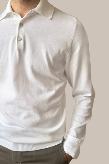 Sea Island Cotton Polo Shirt