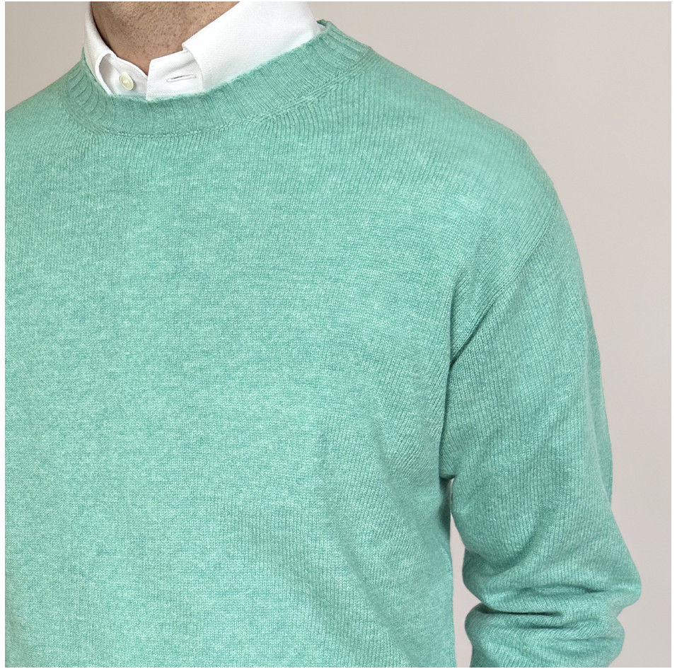 Turquoise cashmere pullover