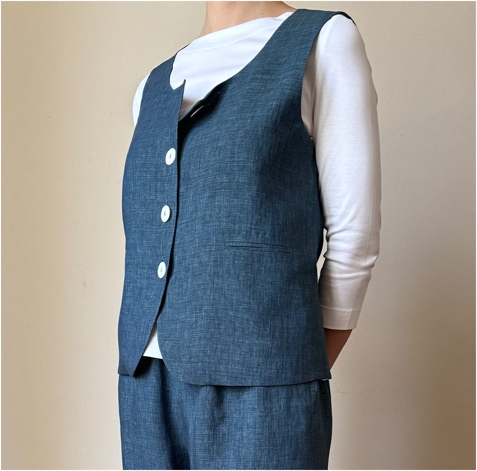 Linen waistcoat