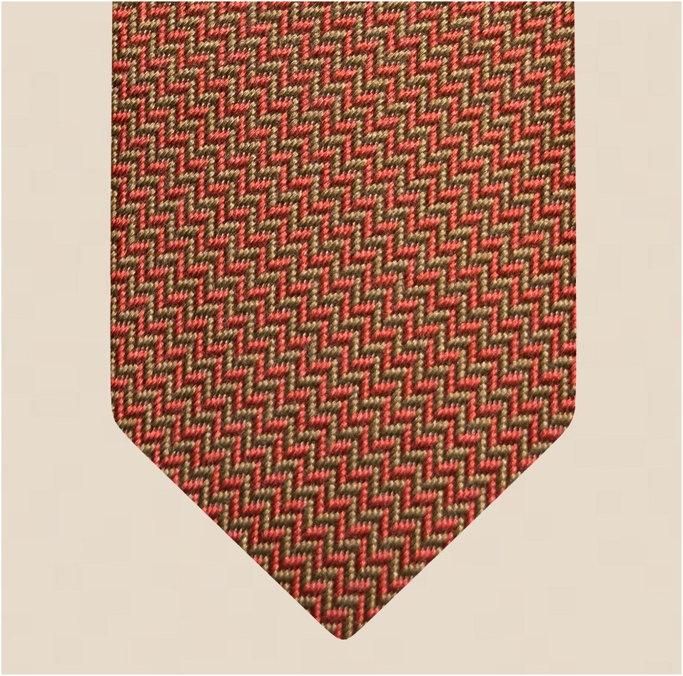 Cotton and silk tie