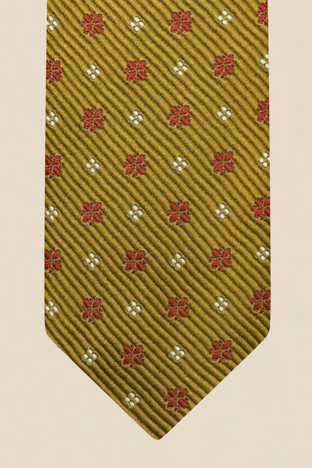 Corbata algodón y seda