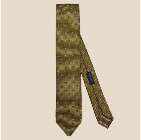 Corbata algodón y seda