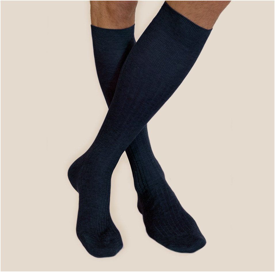 100% cotton long socks