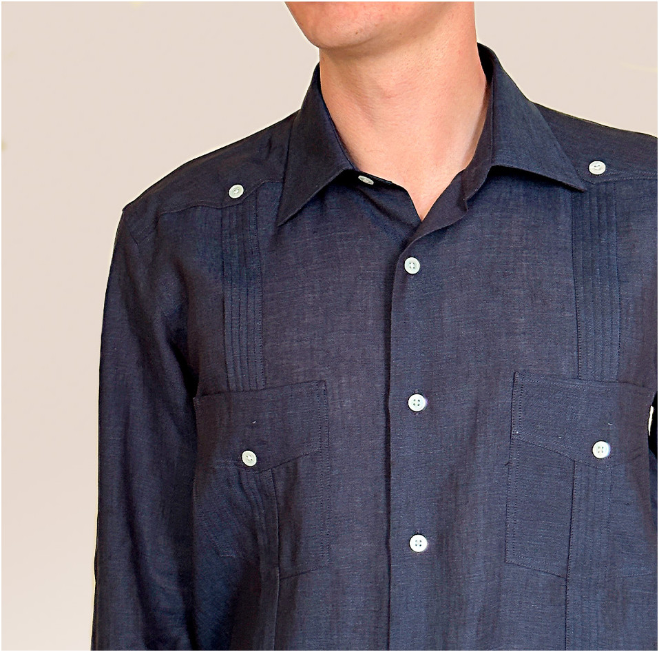 Guayabera Algodón y Lino