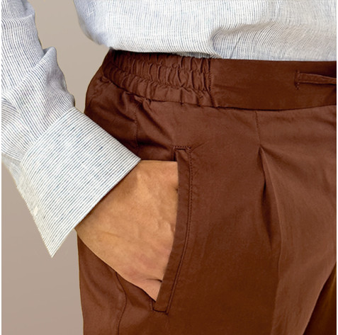 Elastic waistband pants