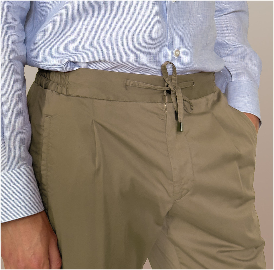 Elastic waistband pants