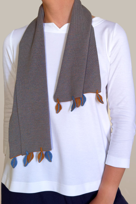 Cotton Knitted scarf