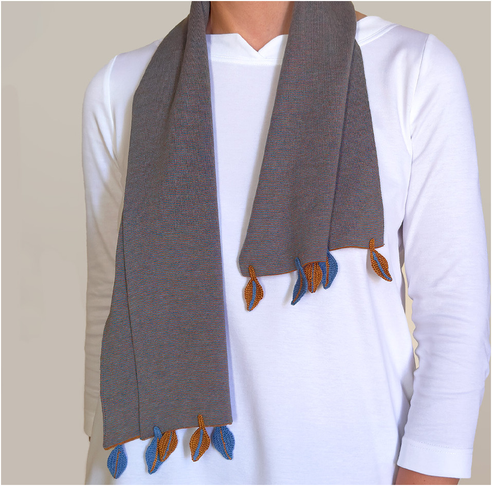 Cotton Knitted scarf