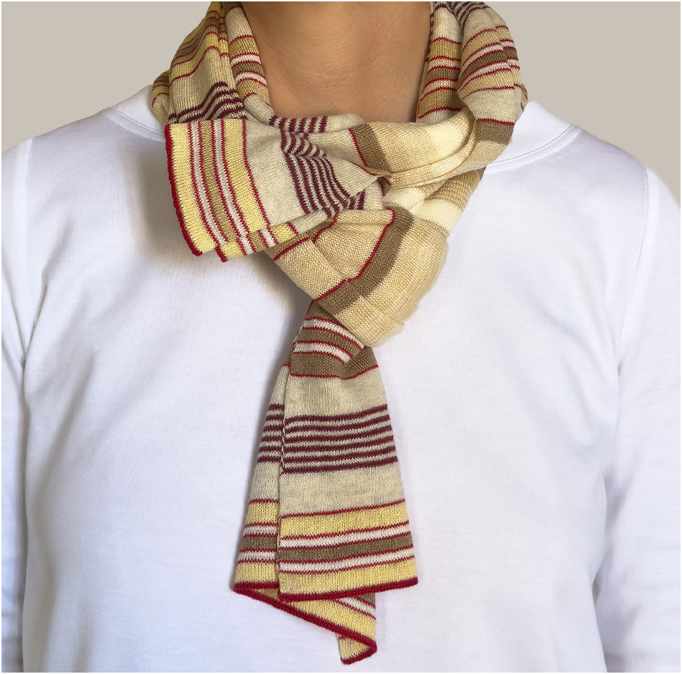 Cotton & Linen Knitted scarf