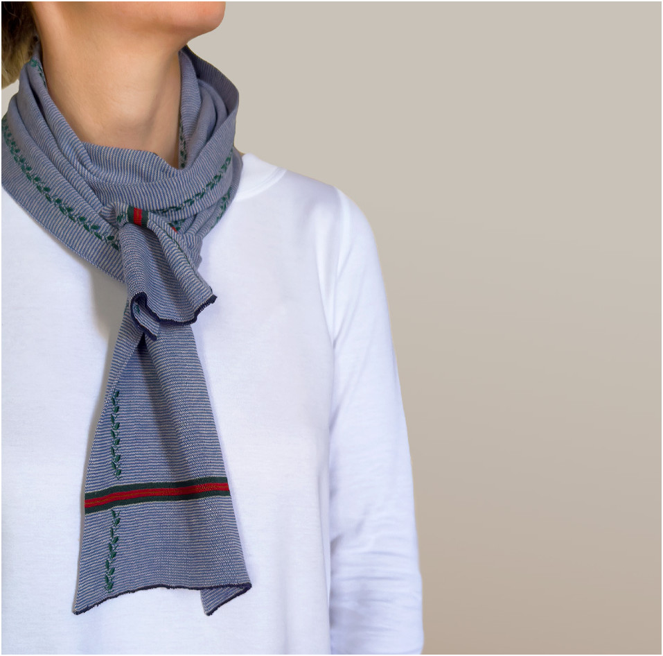 Cotton Knitted scarf