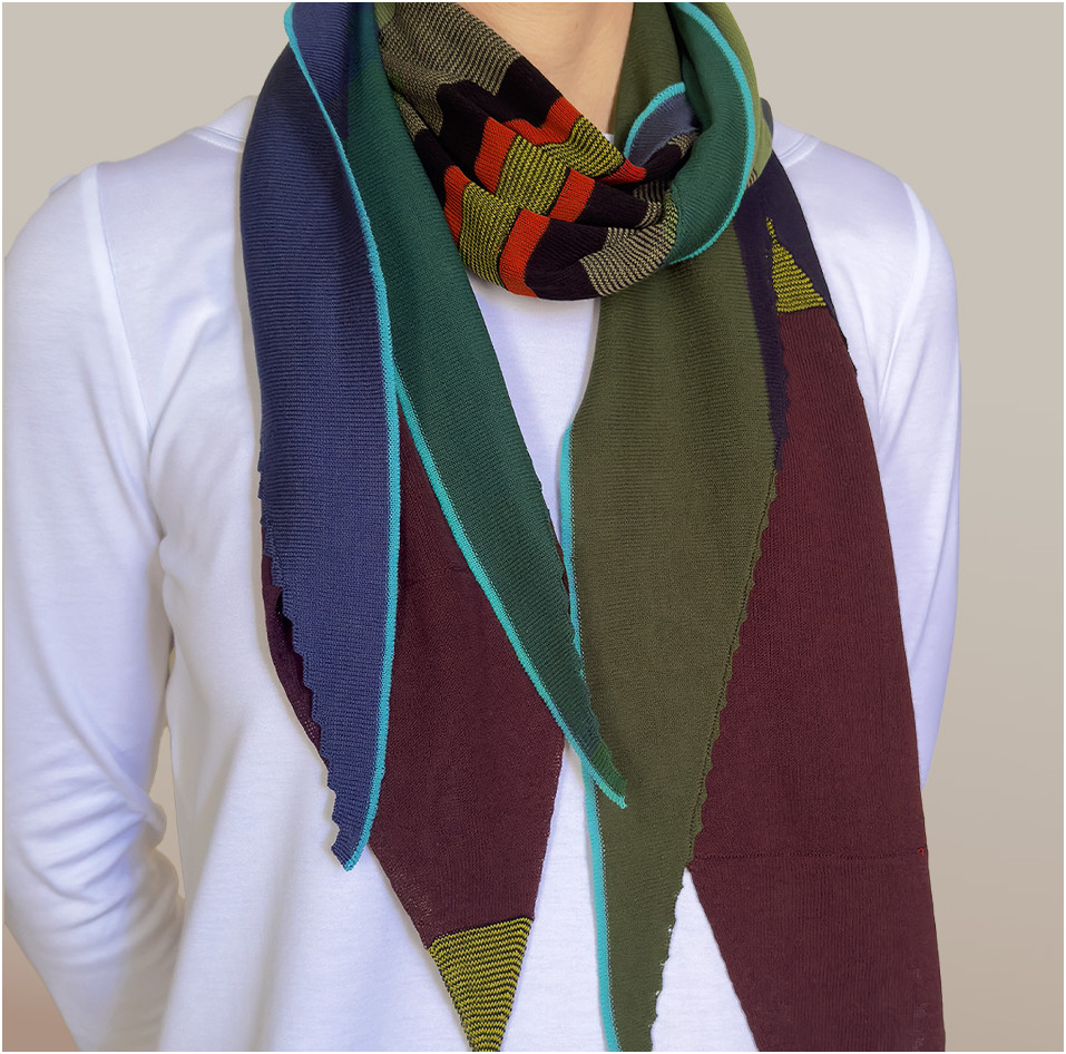 Cotton Knitted scarf