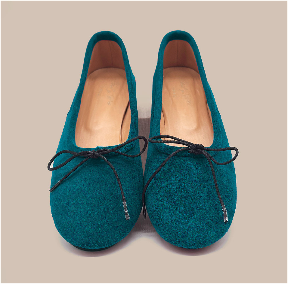 Suede Ballerina