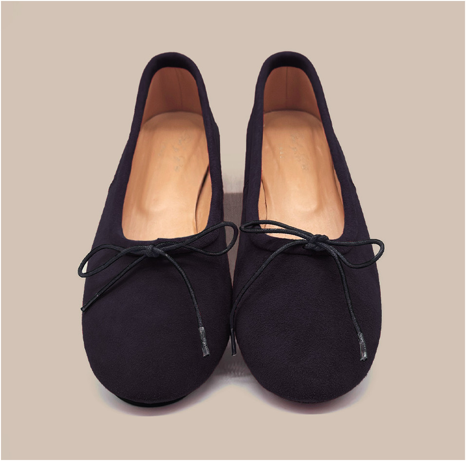 Suede Ballerina