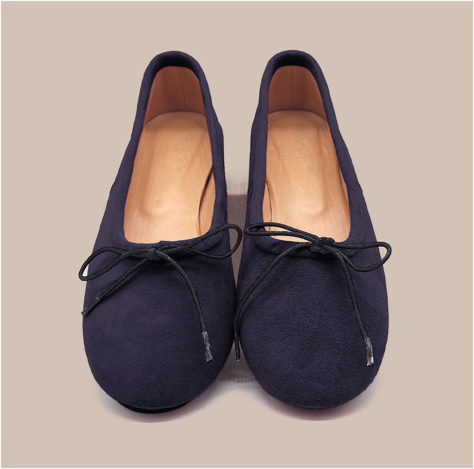Suede Ballerina