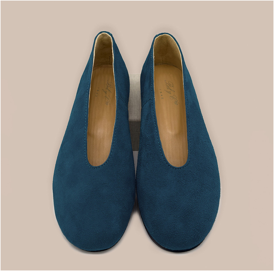 Suede Ballerina