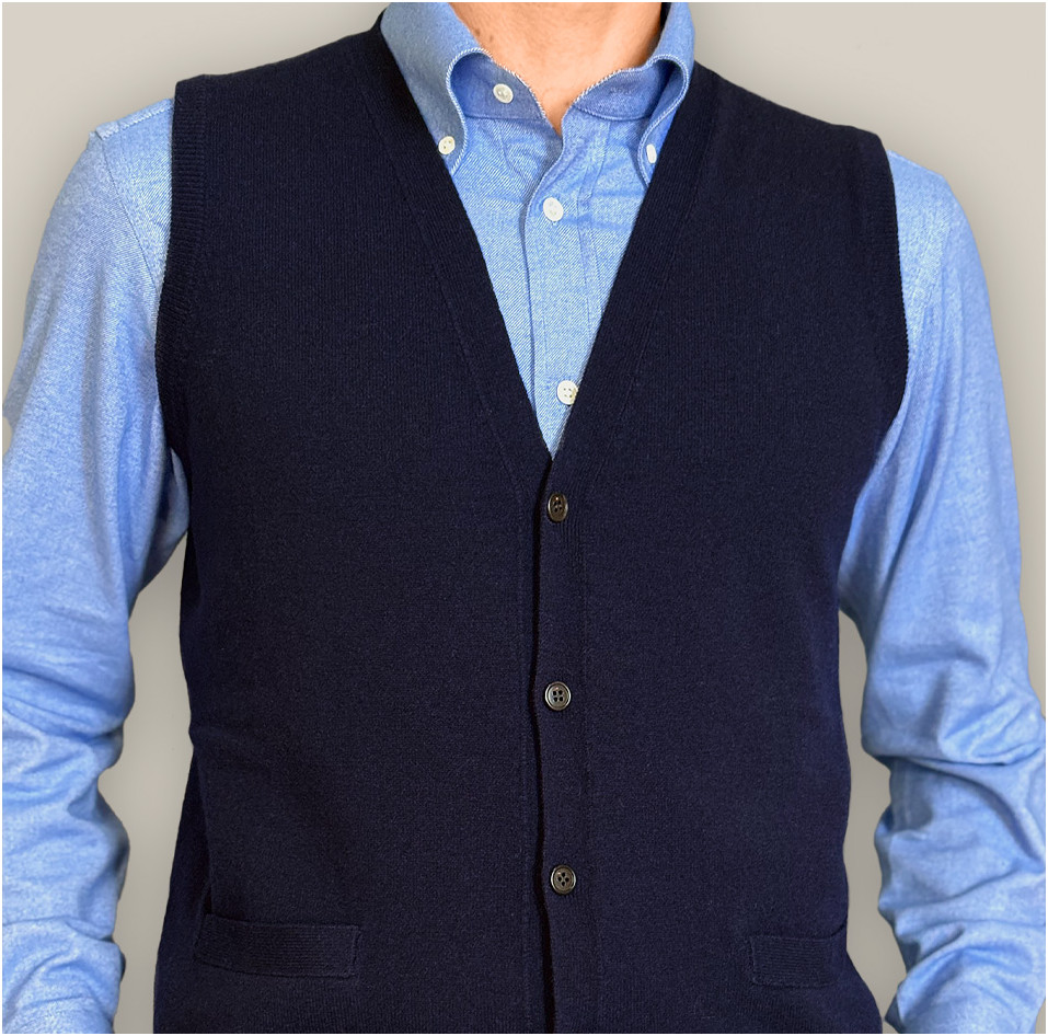 Chaleco de cashmere